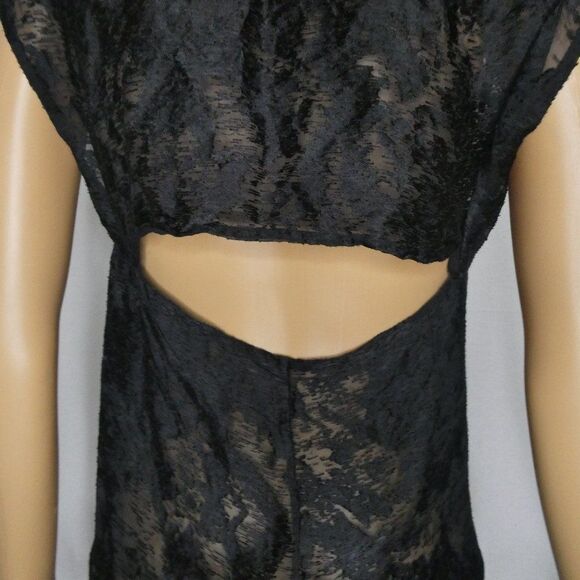 3.1 Phillip Lim Semi Sheer Open Peekaboo Back Top - Picture 7 of 7